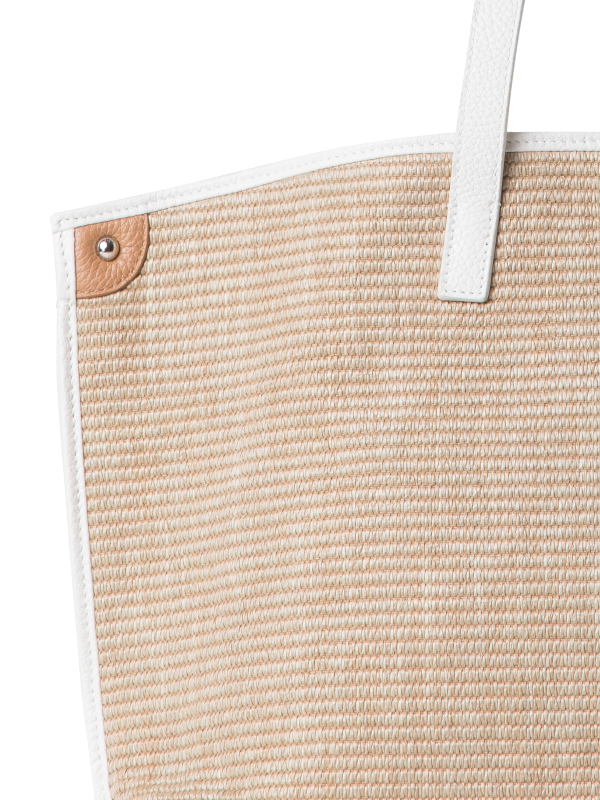 Designer Ai Small Shoulder Tote - neutral - multicolor - beige - white