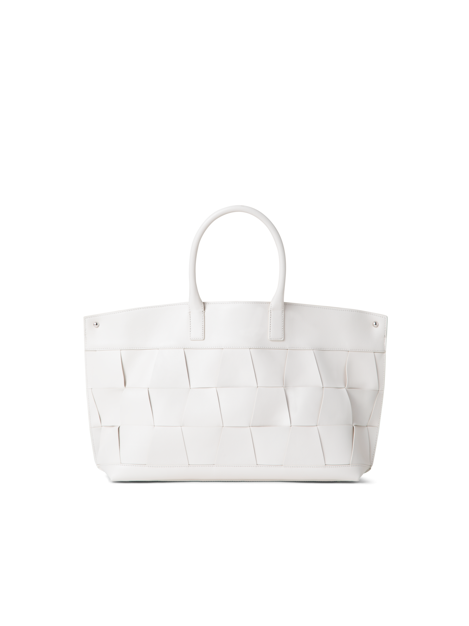 Designer Ai Small Top Handle Tote - ecru - white - neutral