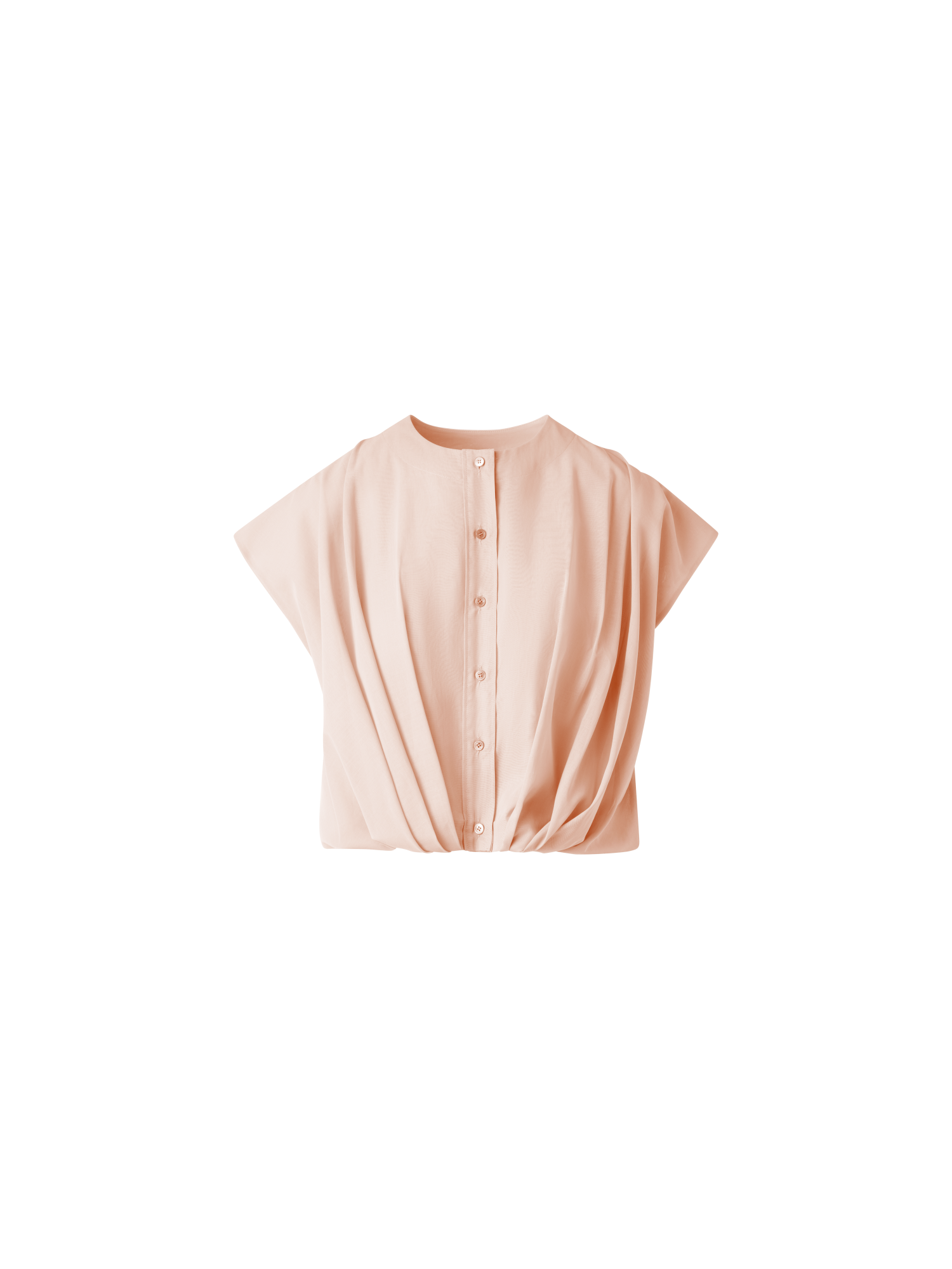 Designer Sleeveless Cotton Voile Blouse - pastel - pink