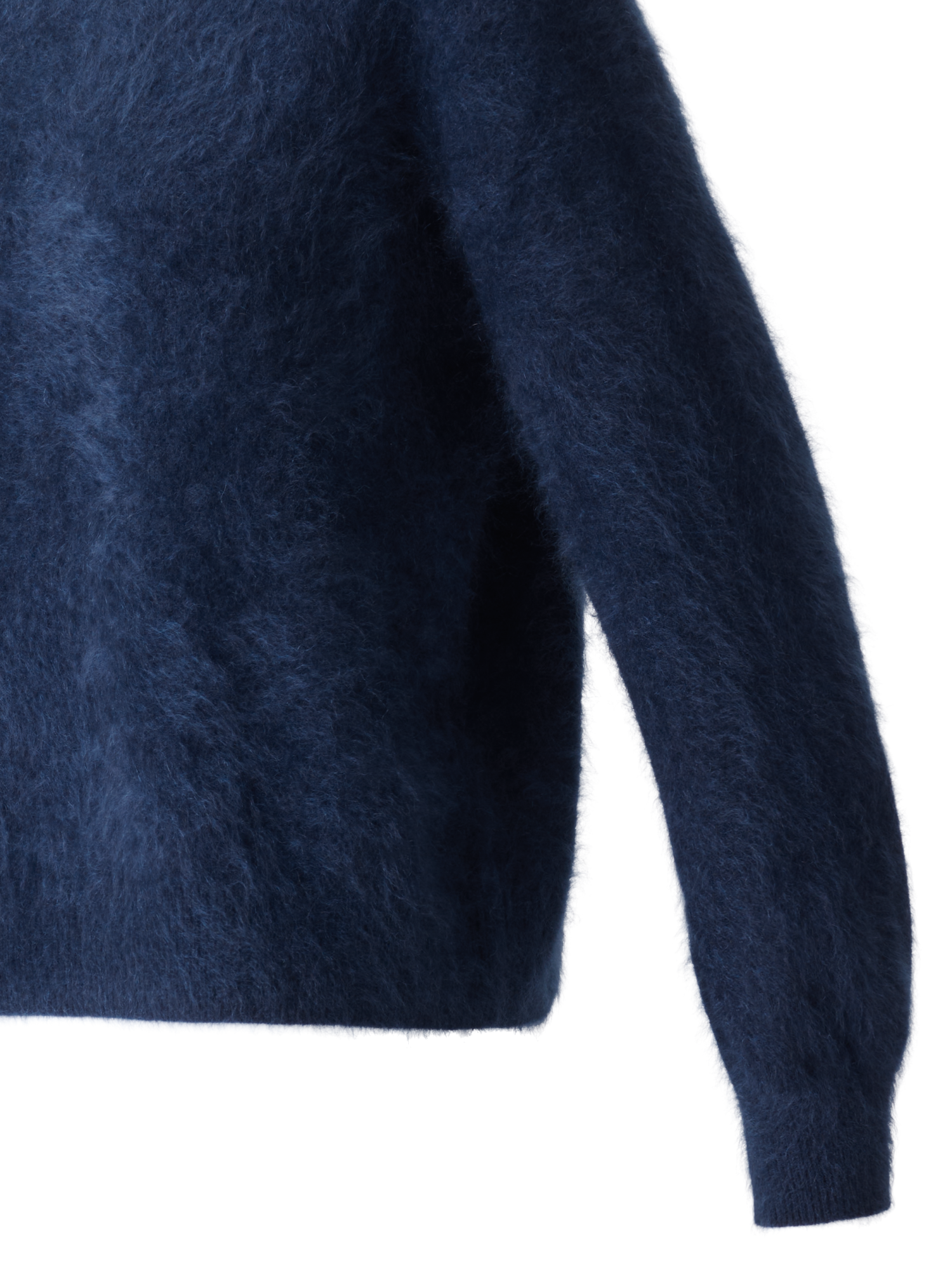 Designer Cloud Cashmere Knit Sweater - neutral - navy - blue