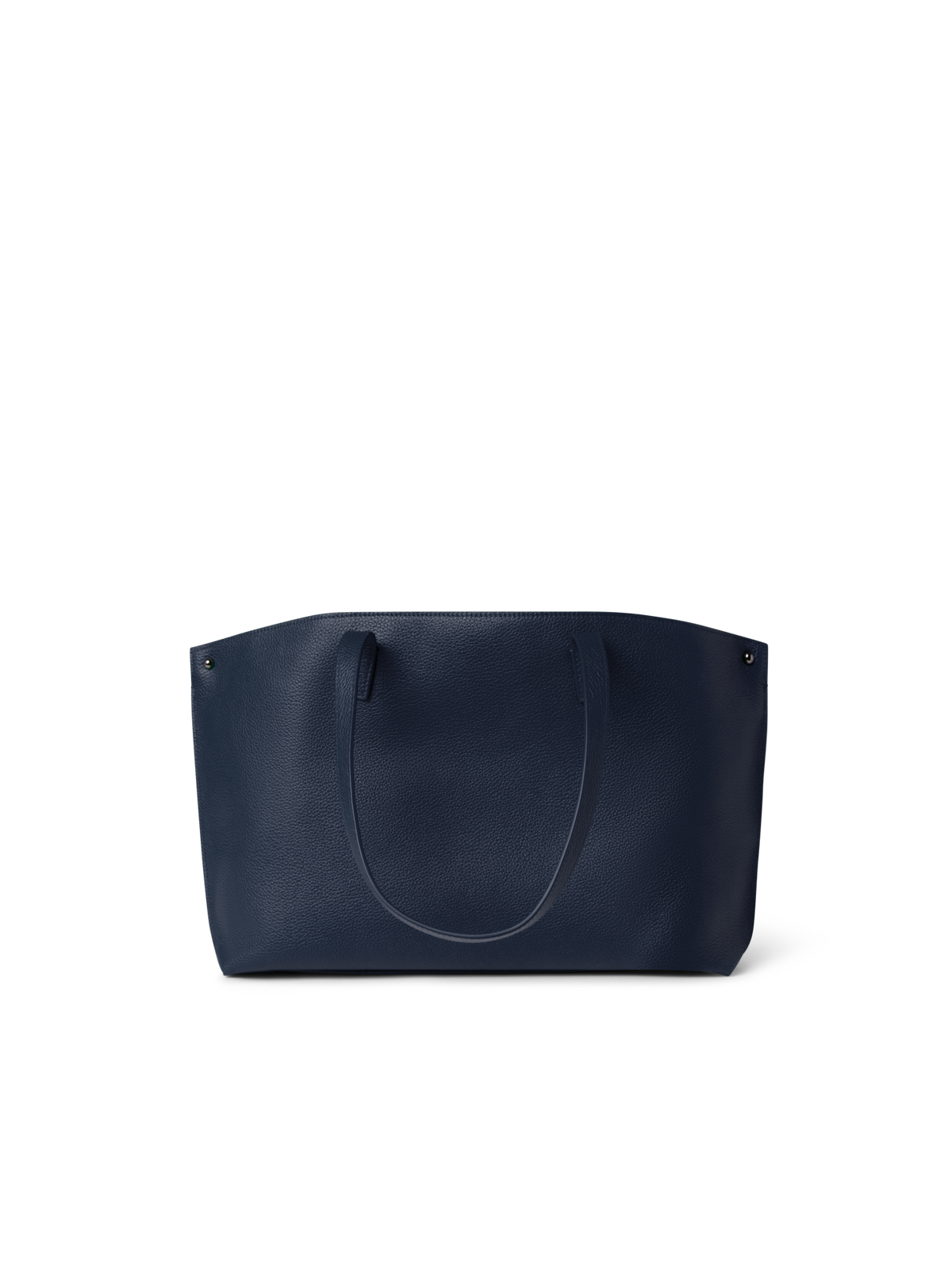 Designer Ai Small Shoulder Tote - navy - blue