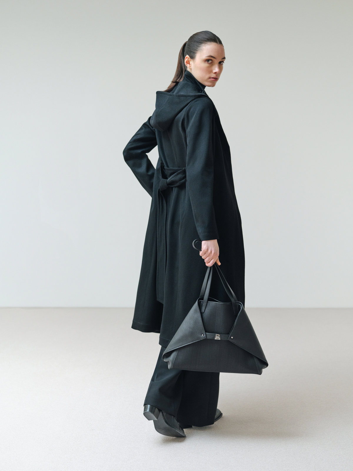 Designer Storm System® Cashmere Coat - navy - blue #editorial
