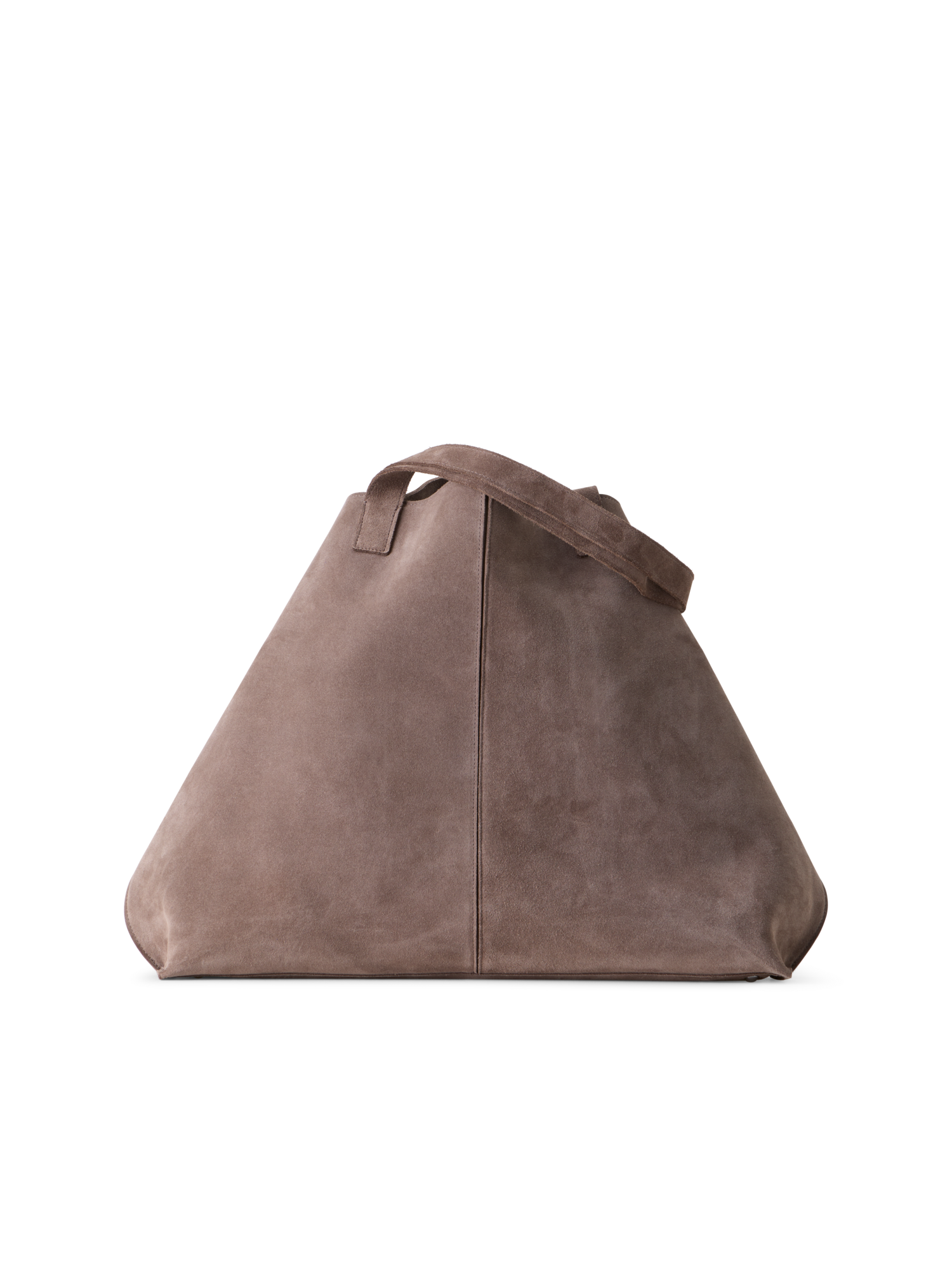 Designer Ai XL Shoulder Tote Bag - brown