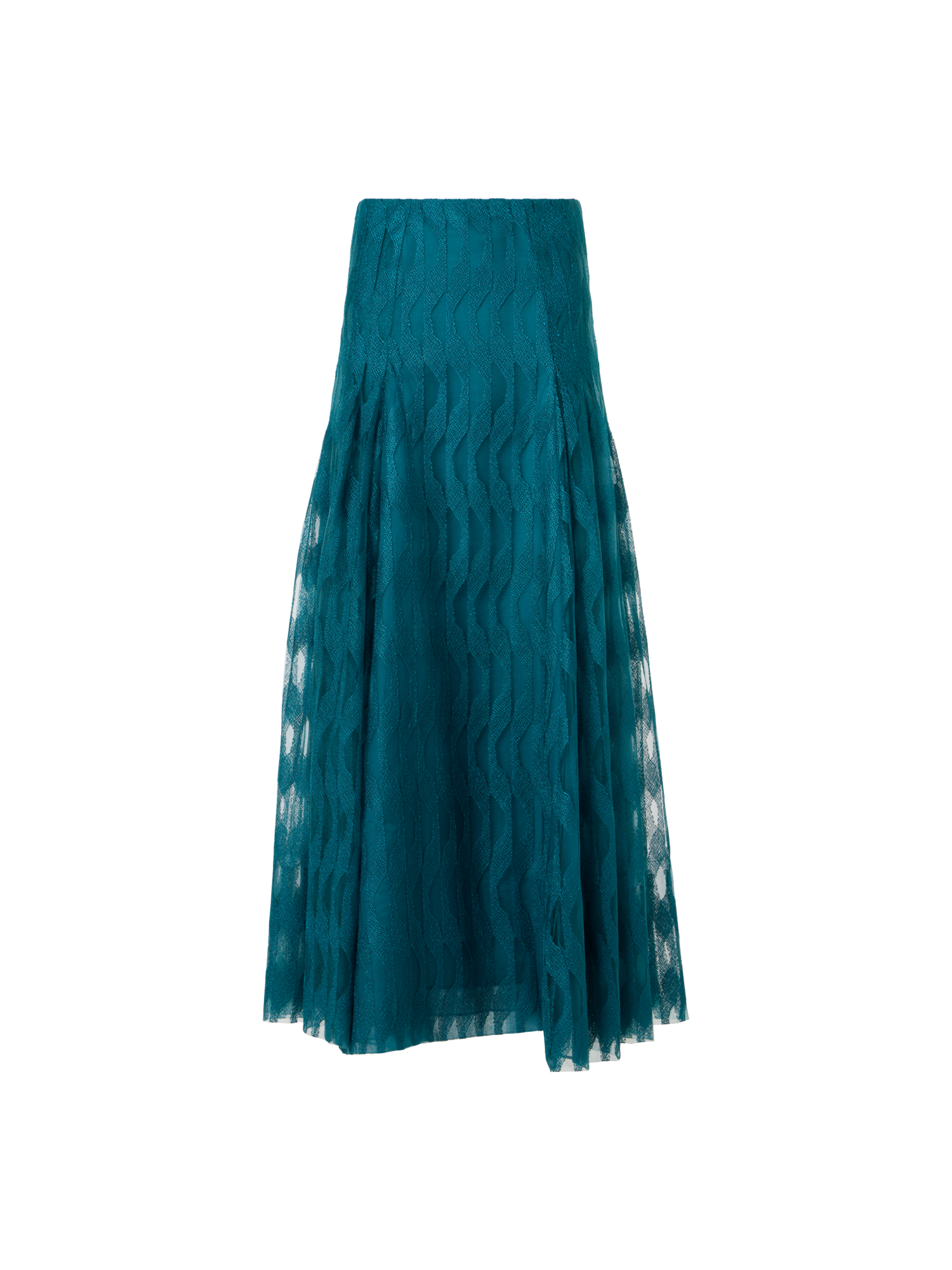 Designer High Plains Midi Skirt - blue