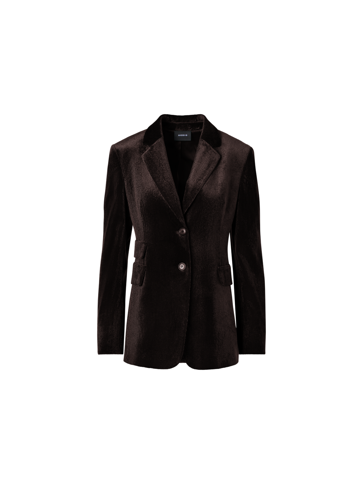 Designer Jacket in Fluid Corduroy - brown