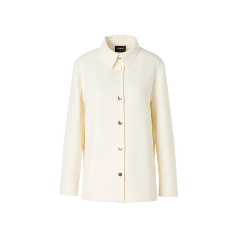 Hemdjacke aus Kaschmir Doubleface