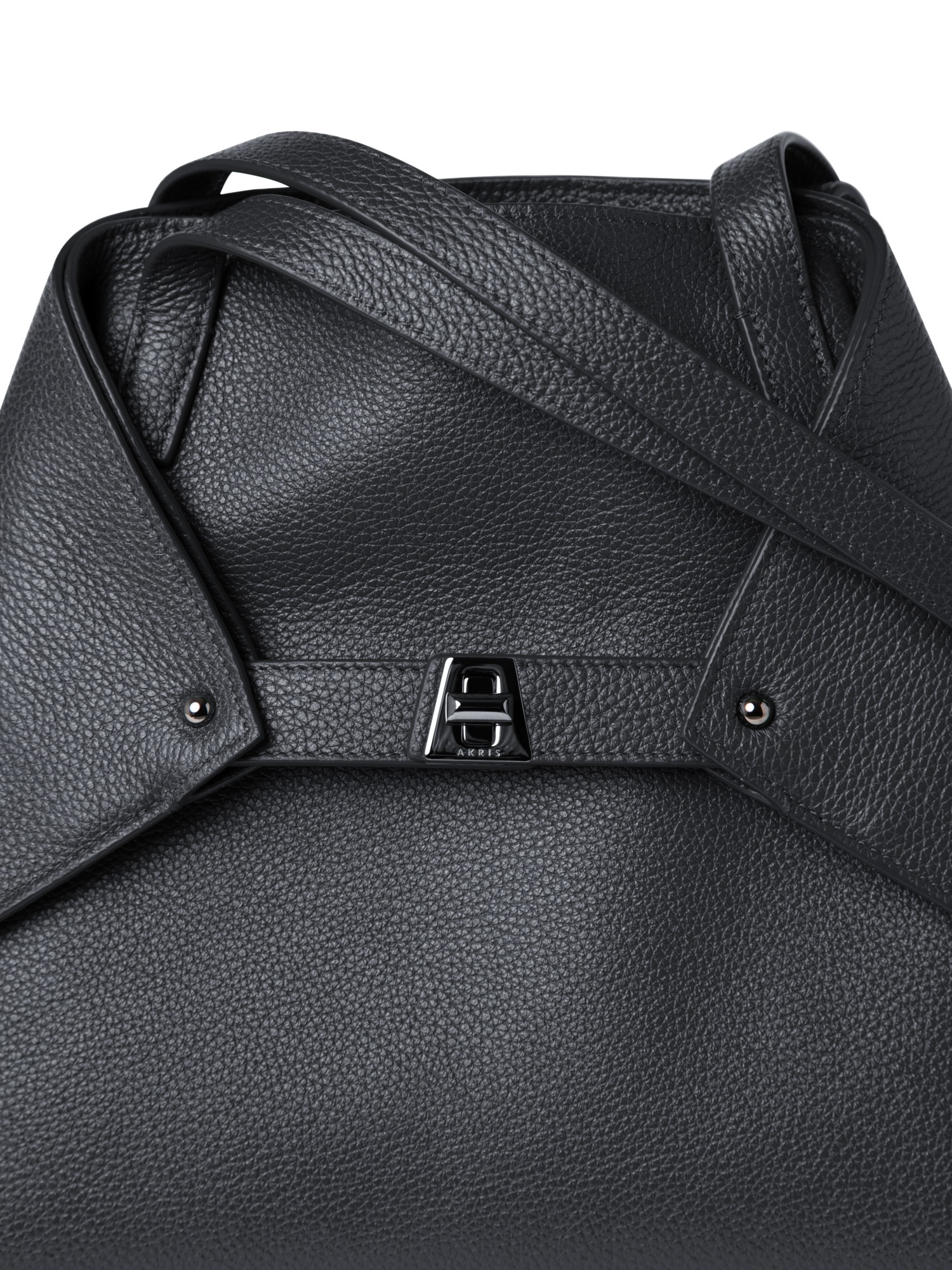 Designer Ai Small Shoulder Tote - neutral - black