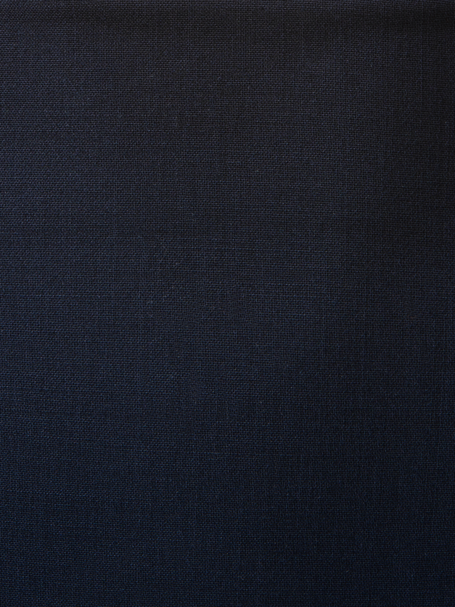 Designer Wool Double-Face Pencil Skirt with Slits - navy - blue