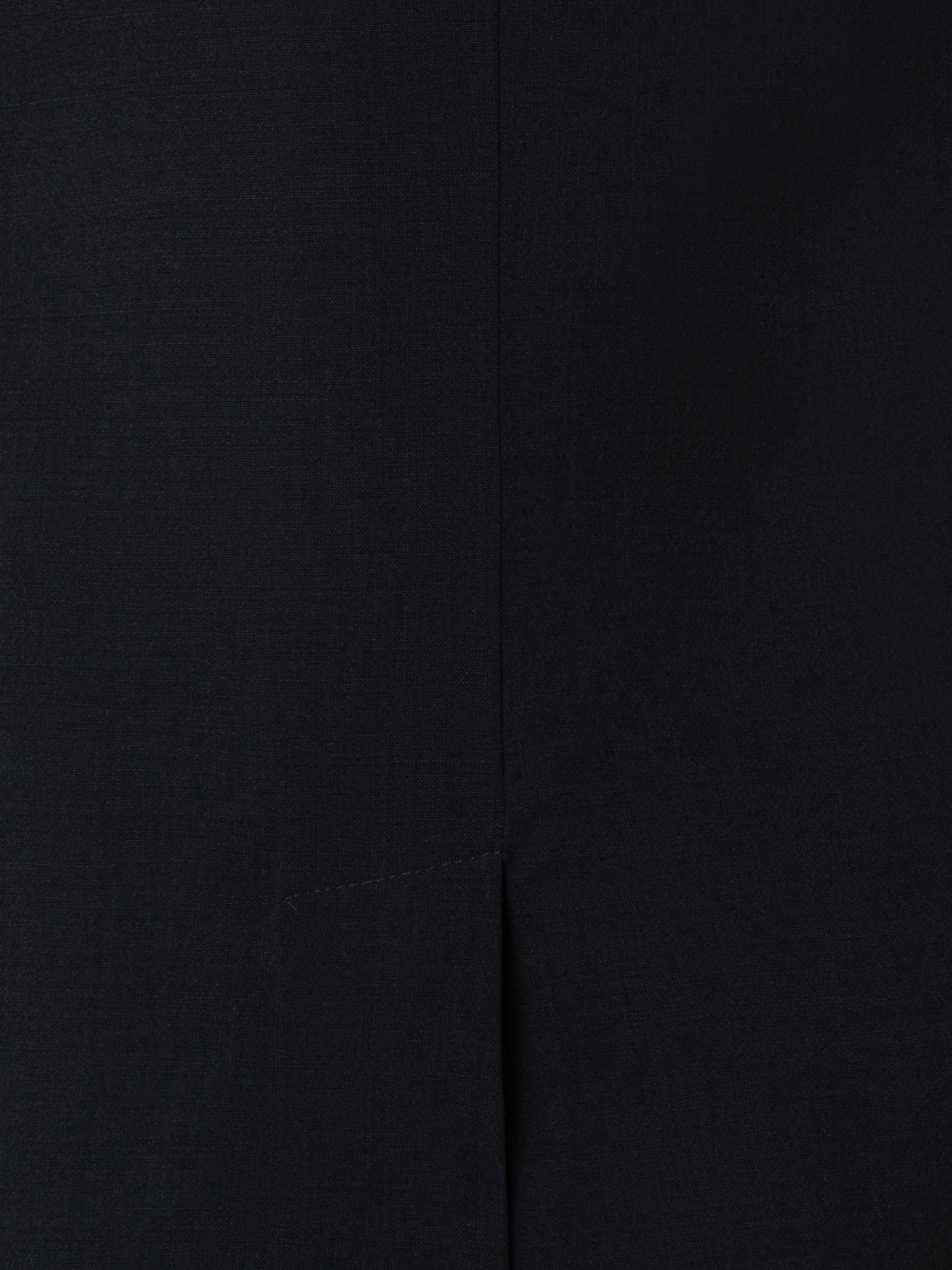 Designer Long Jacket in Wool Double-Face - black