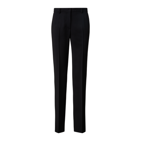 Gerade Hose aus Wolltrikotine