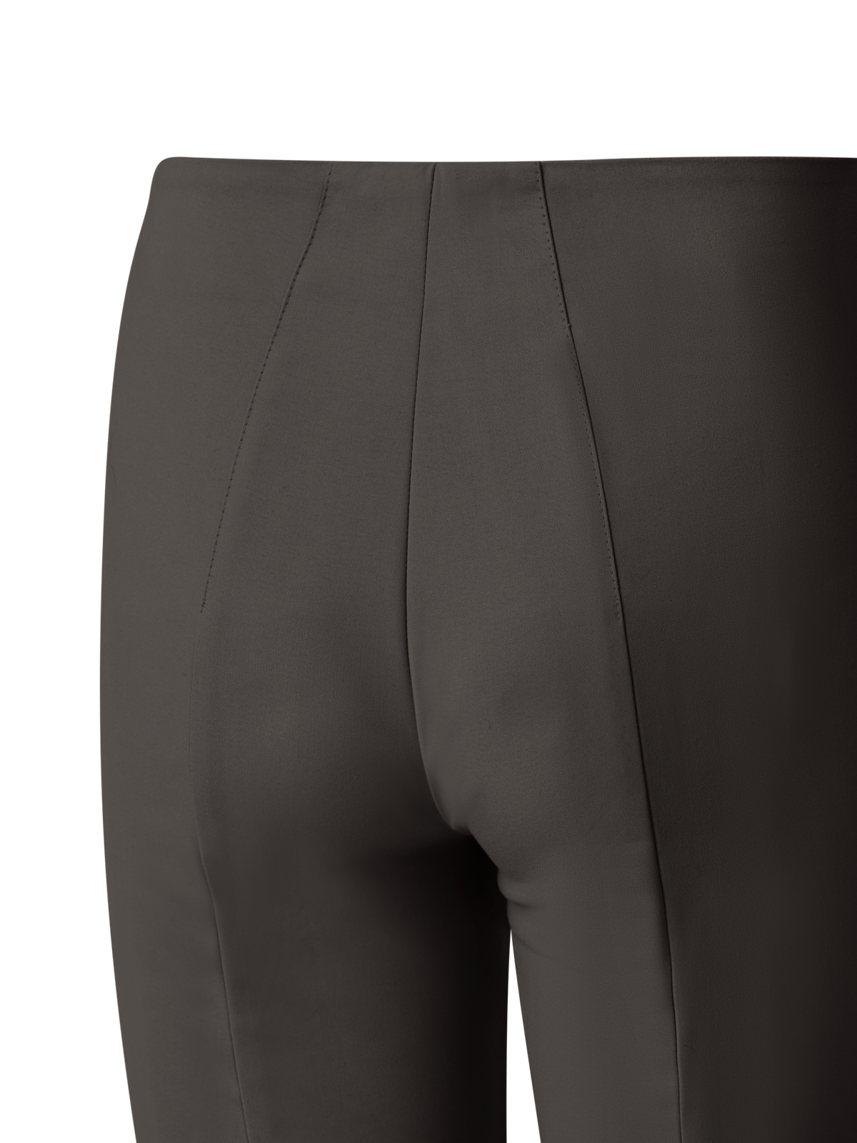 Designer Slim Cotton Techno Stretch Pants - brown