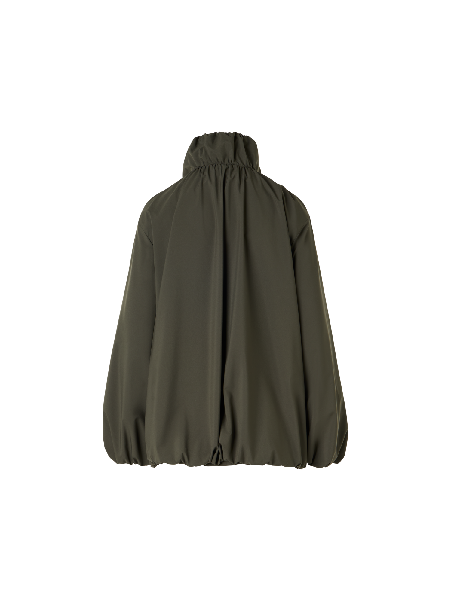Designer Water-Repellent Parachute-Taffeta Short Parka - green