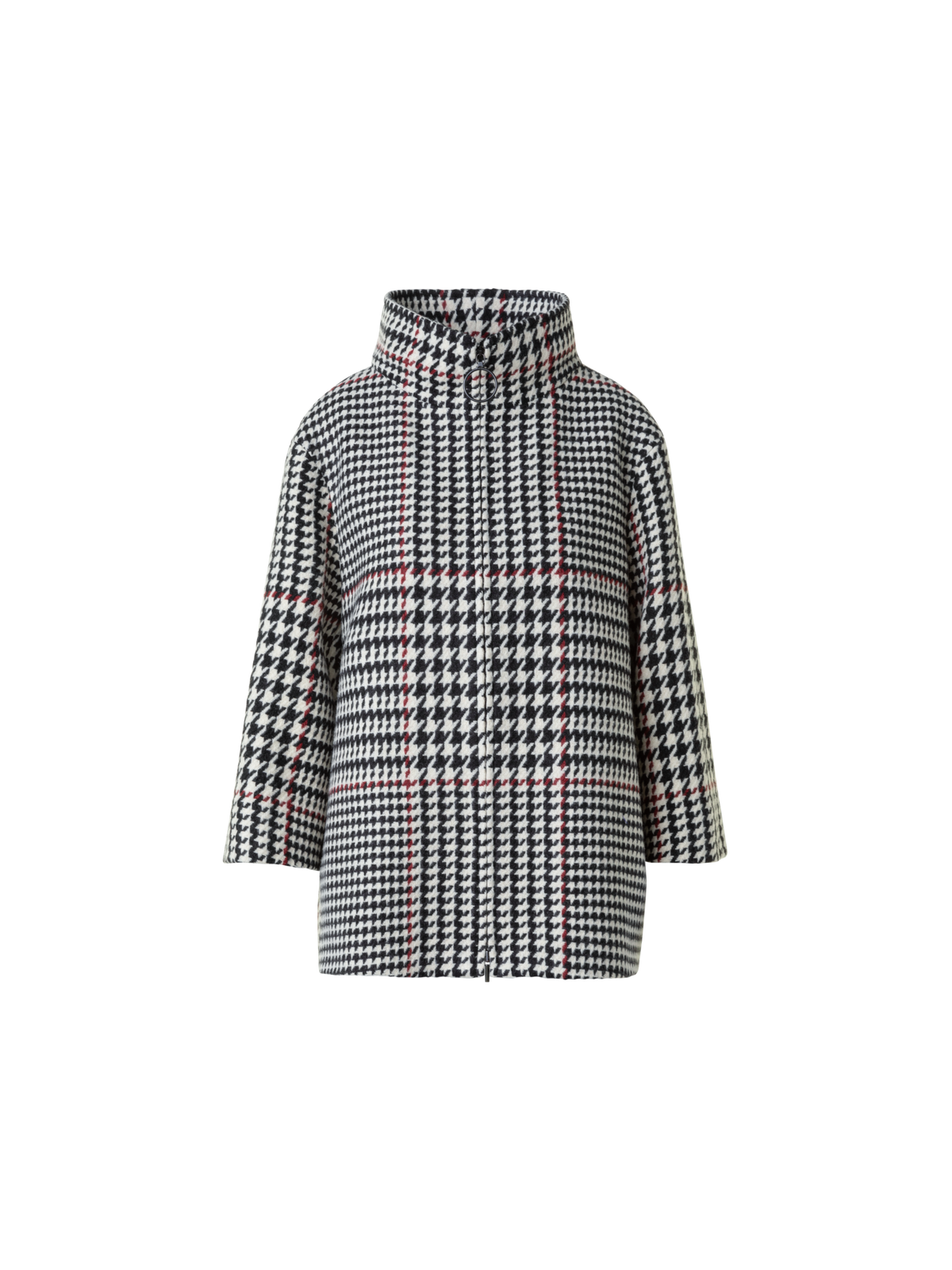 Designer Glencheck Car Coat - black - multicolor