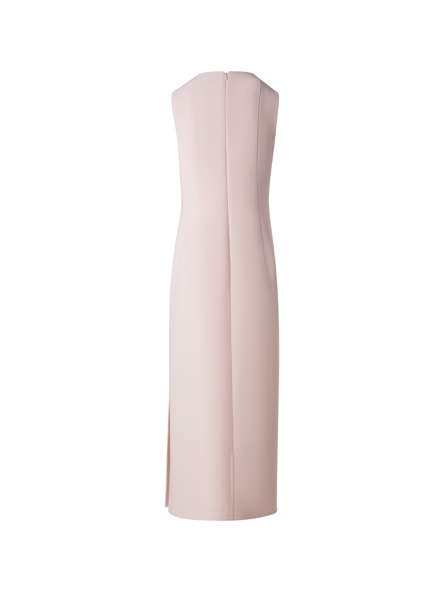 Designer Midi Sheath Dress in Wool Double-Face - pastel - pink