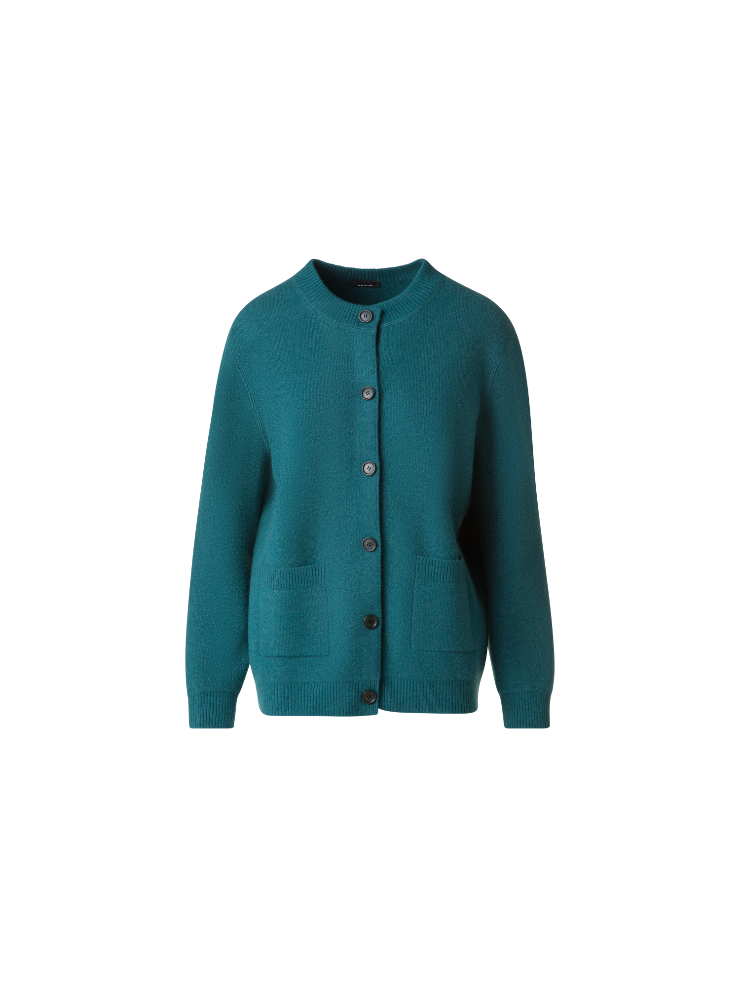 Designer Pure Cashmere Relaxed Cardigan - green