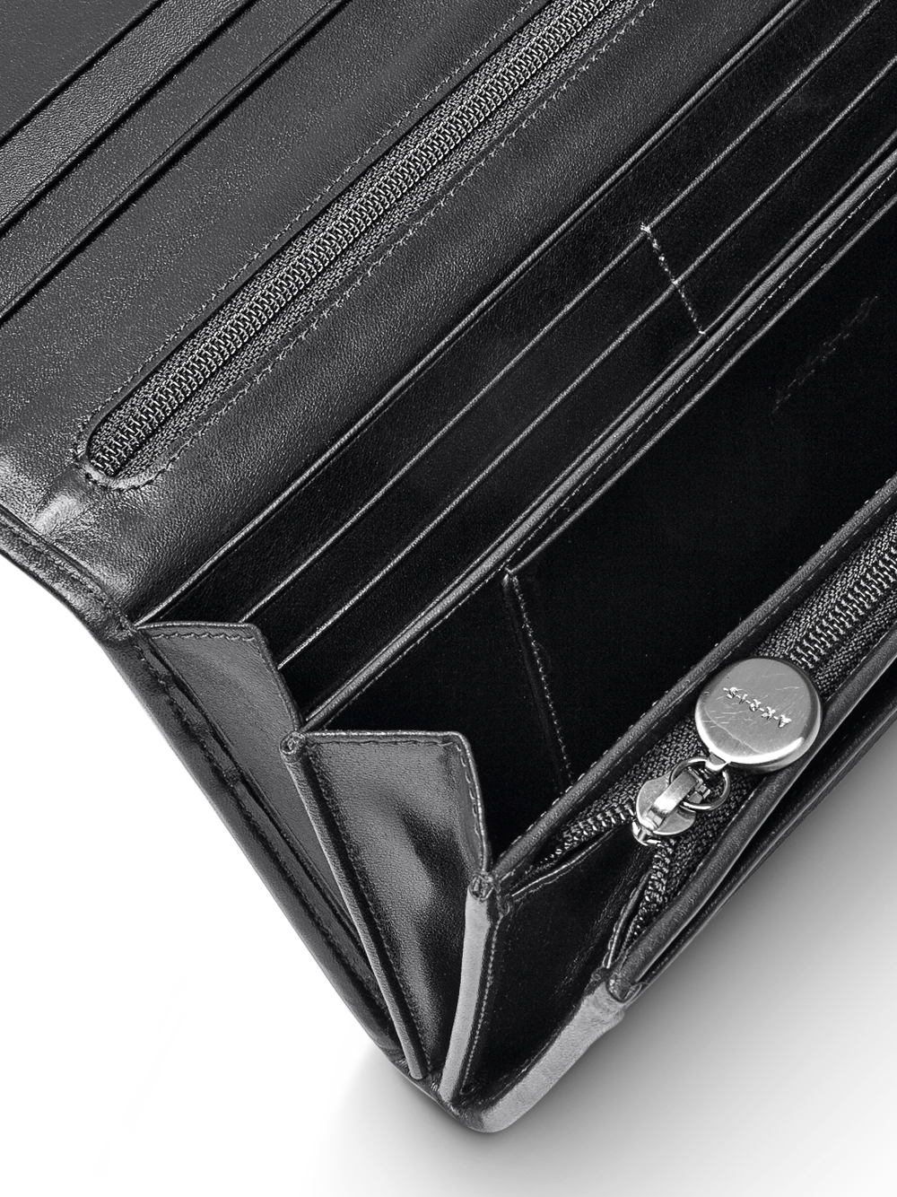 Designer Long Wallet in Horsehair