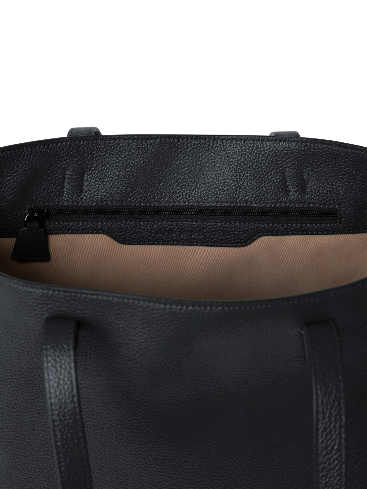 Designer Ai Small Shoulder Tote - neutral - black