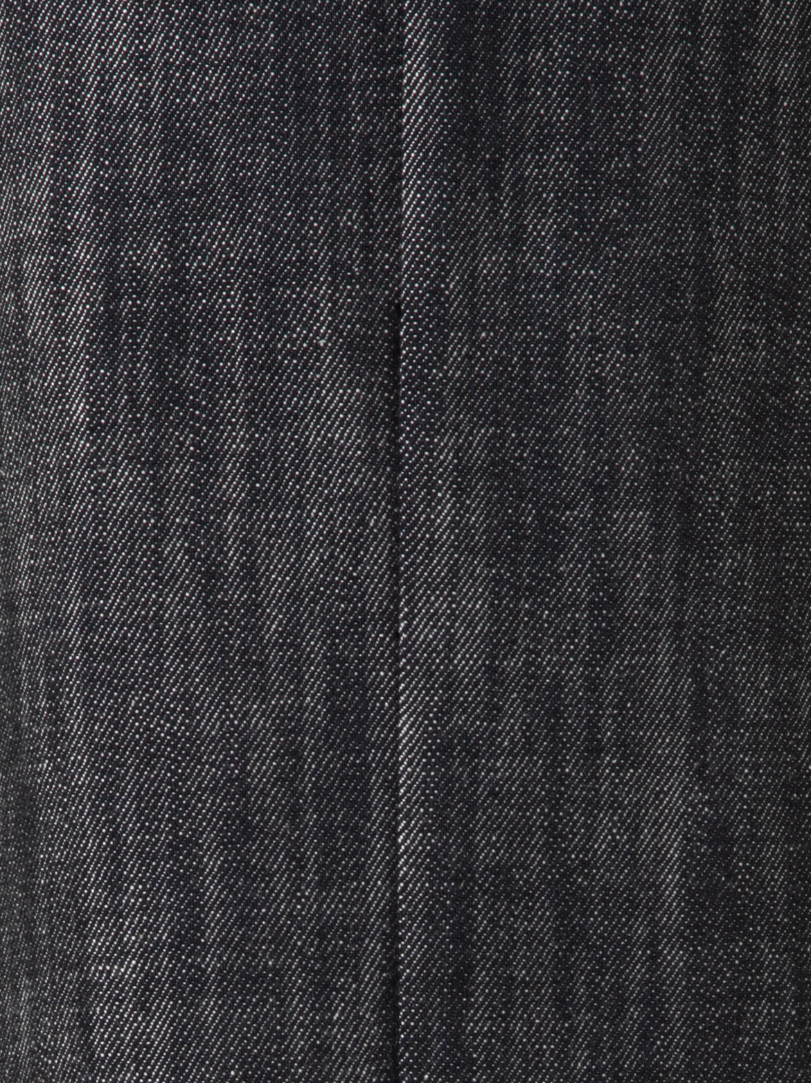 Designer Wide Cotton Denim Pants - black