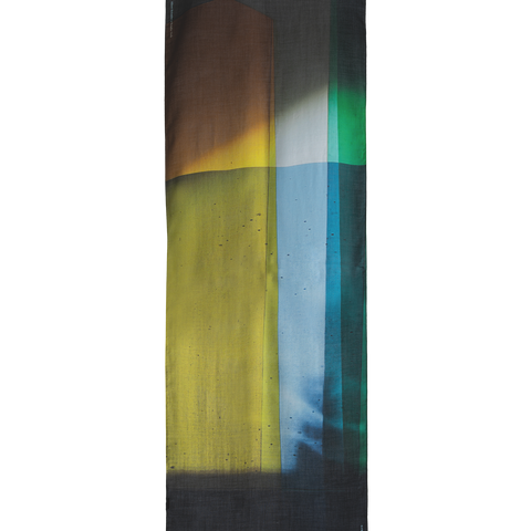 Schal mit Mimosa Liquid Light Druck