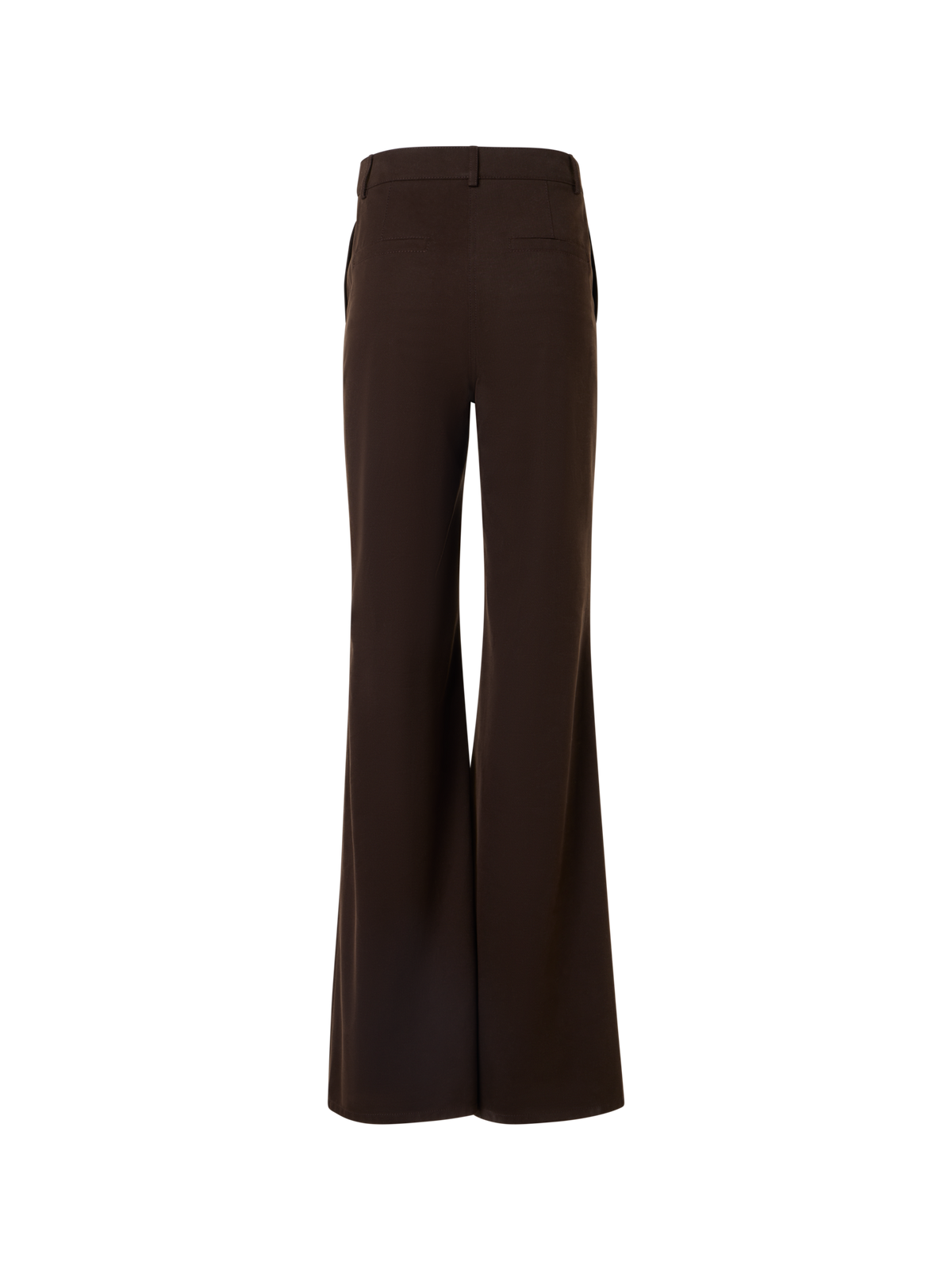 Designer Celia Bootcut Pants in Cotton Gabardine - brown