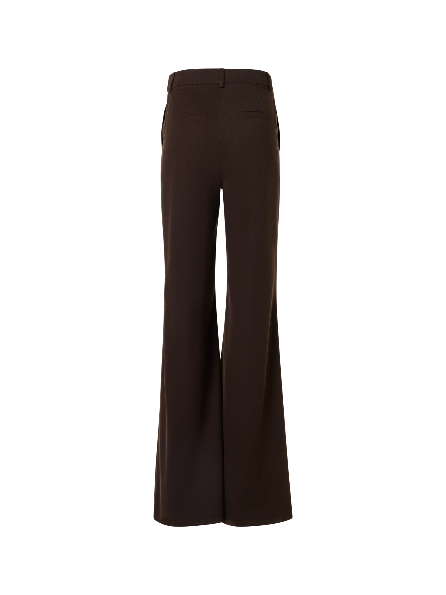 Designer Celia Bootcut Pants in Cotton Gabardine - brown