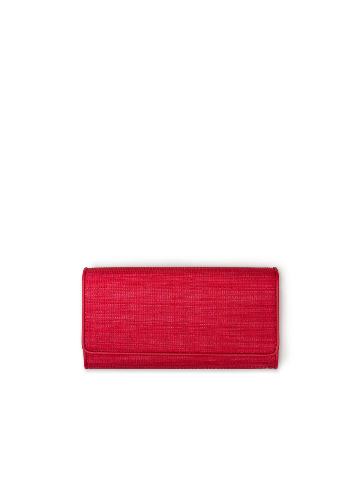Designer Long Flap Wallet - brown - ecru - beige - red - pink - gold