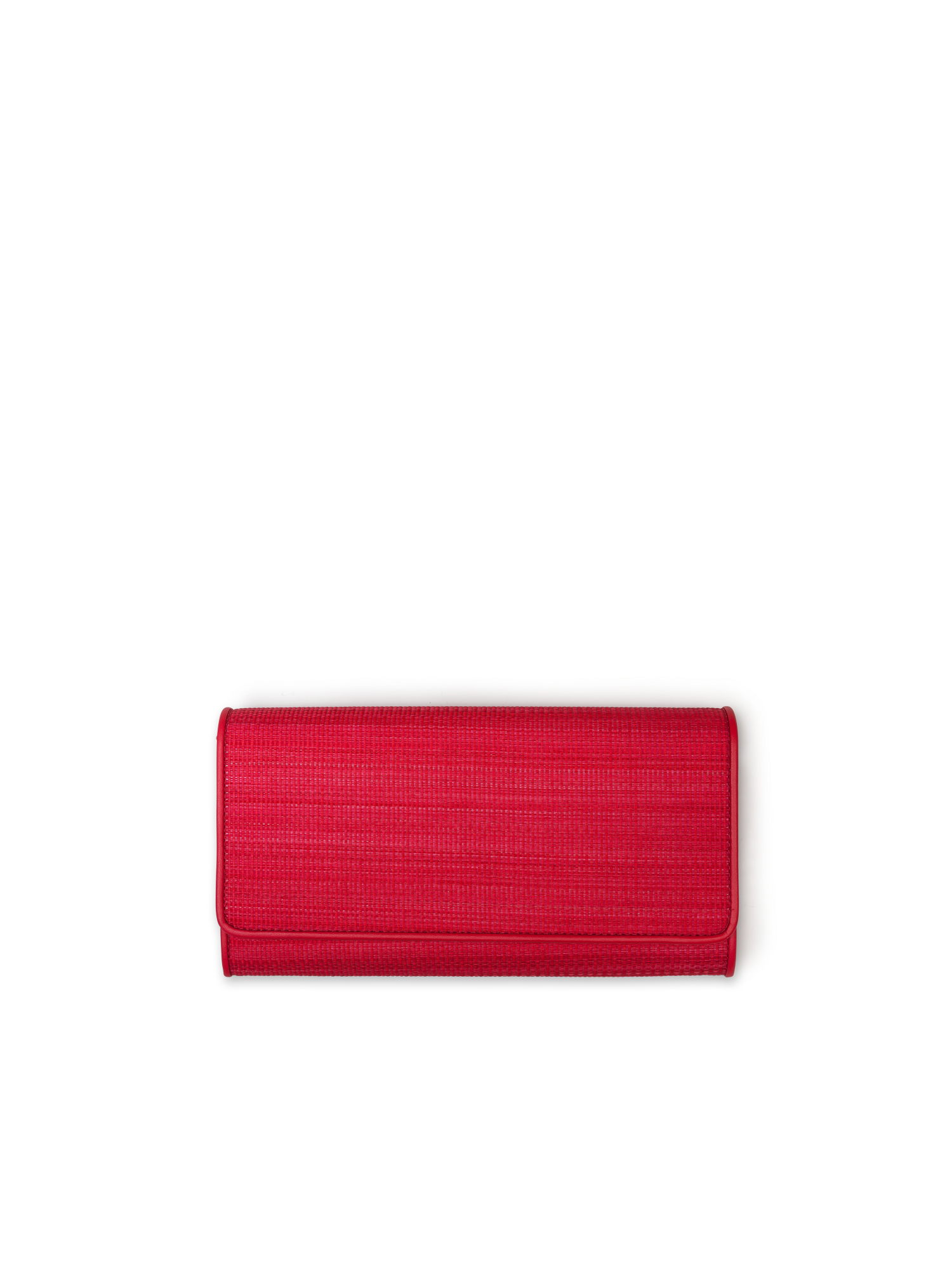 Designer Long Flap Wallet - brown - ecru - beige - red - pink - gold