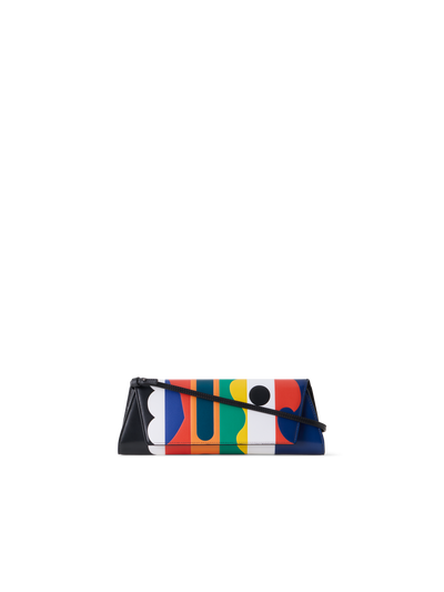 Designer Anouk Small Trapezoid Clutch - multicolor