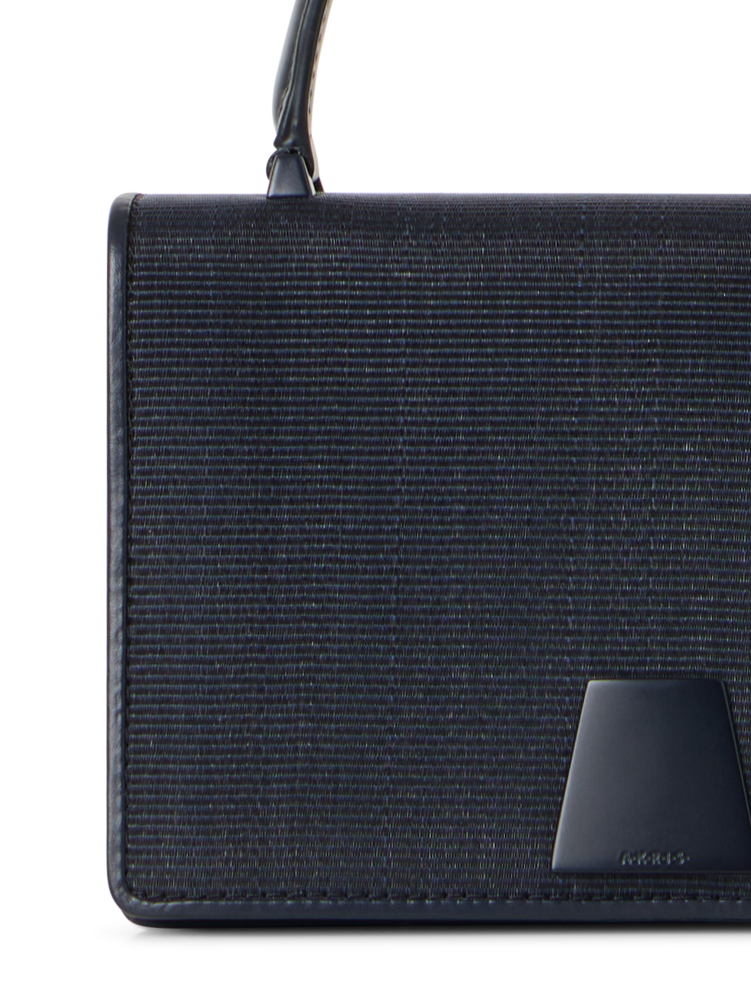 Designer Alice Mini Top Handle Bag - navy - blue