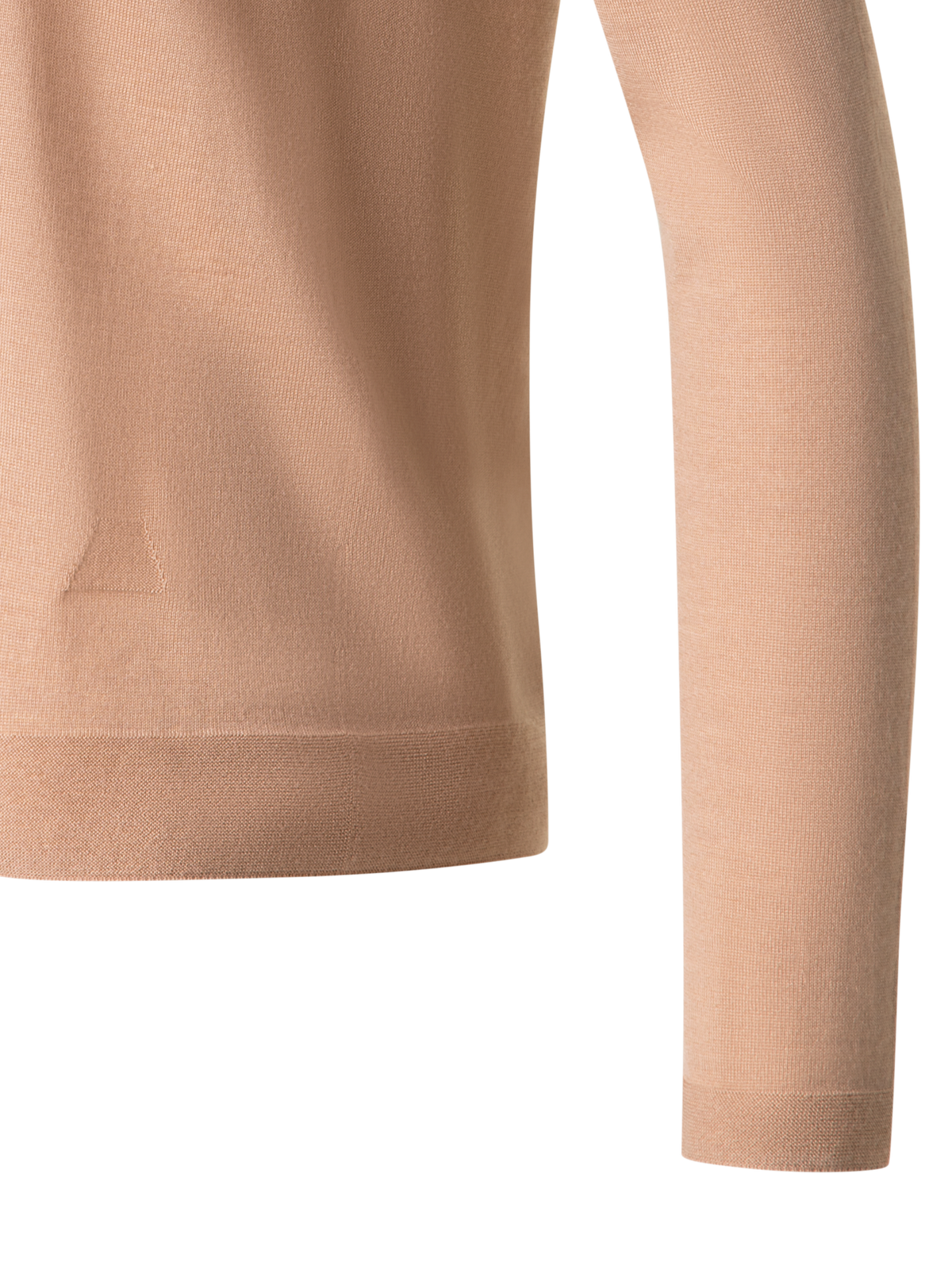 Designer Seamless Cashmere and Silk Sweater - neutral - beige