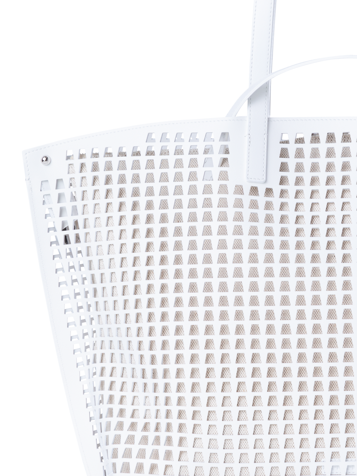 Designer Ai Medium Shoulder Tote - neutral - white