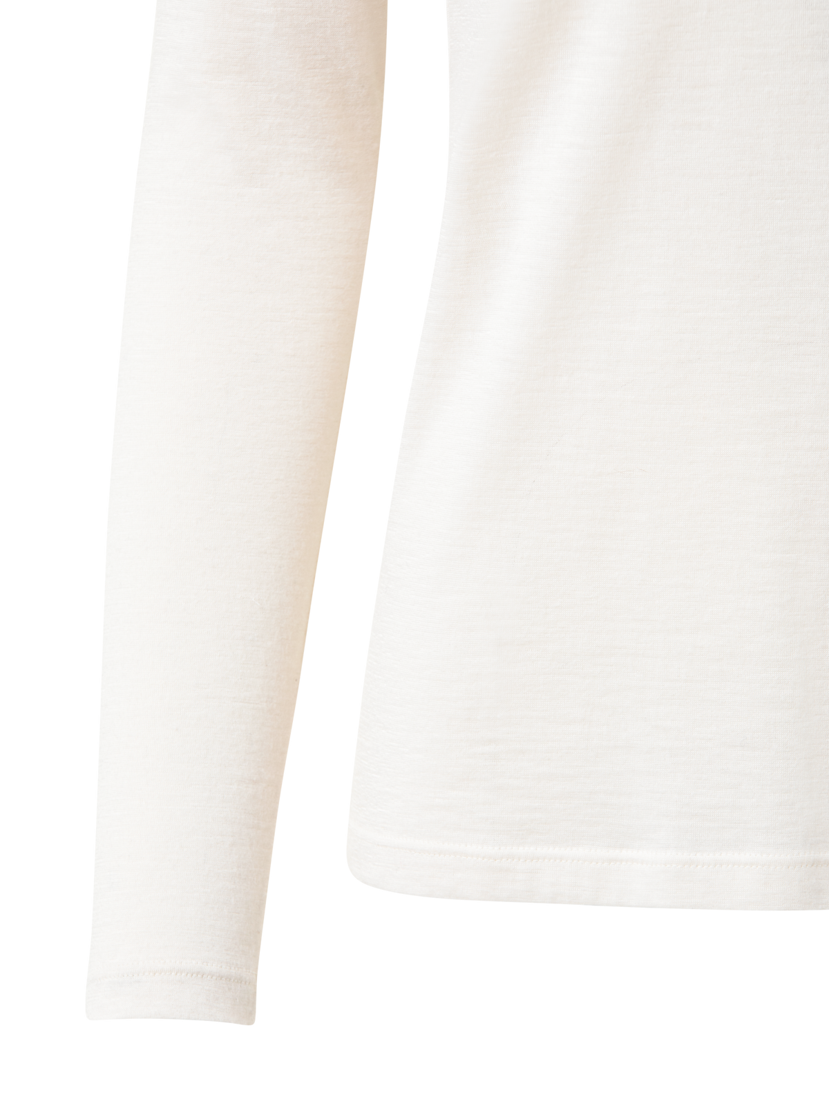 Designer Cashmere Silk Shirt - ecru - white