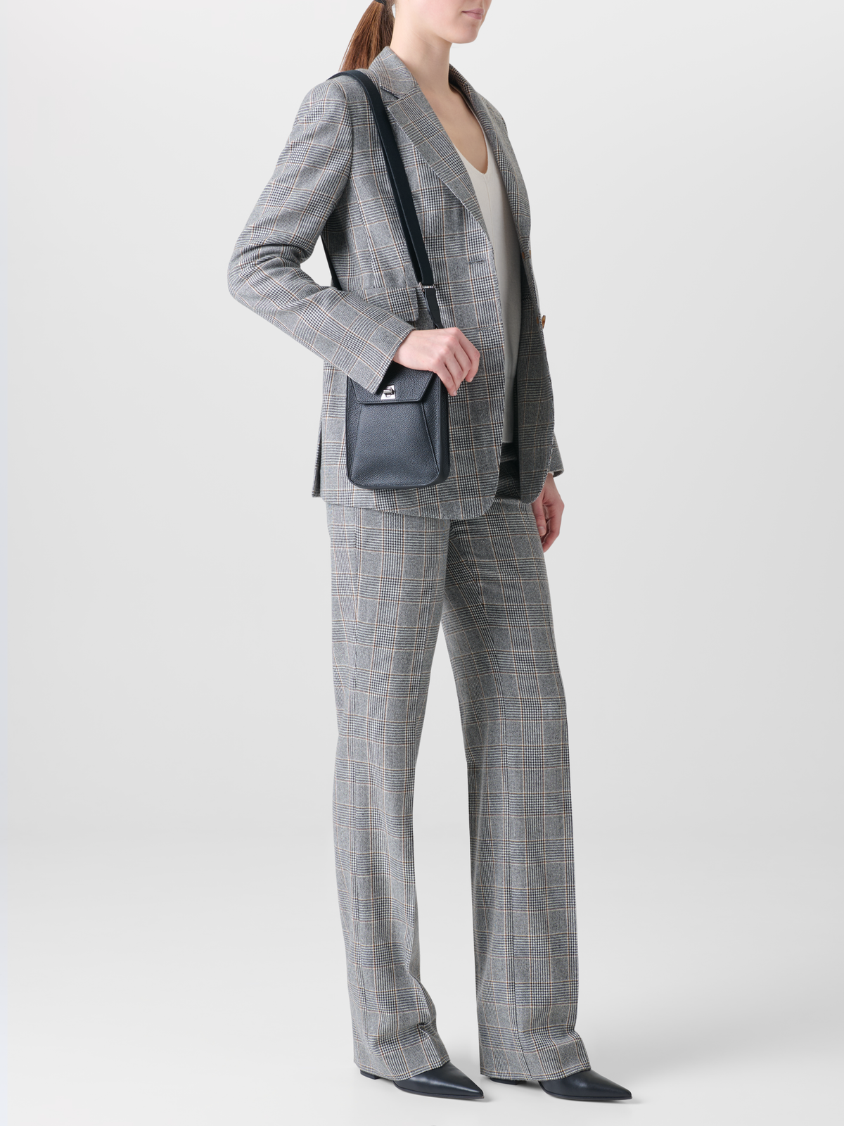 grey anouk mini backpack Anouk Mini Messenger Bag – Akris EU