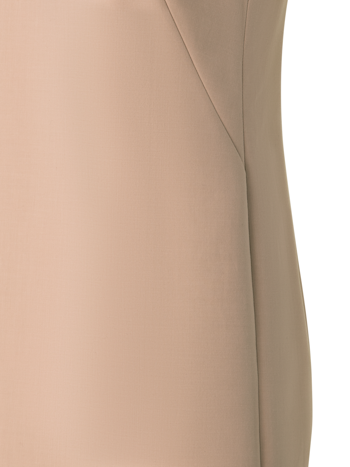 Designer Sheath Dress in Cotton Silk Double-Face - neutral - pastel - beige