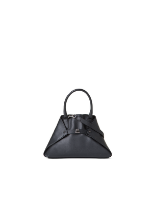 Designer Ai Little Top Handle Tote - neutral - black
