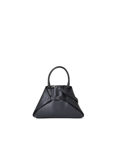 Designer Ai Little Top Handle Tote - neutral - black