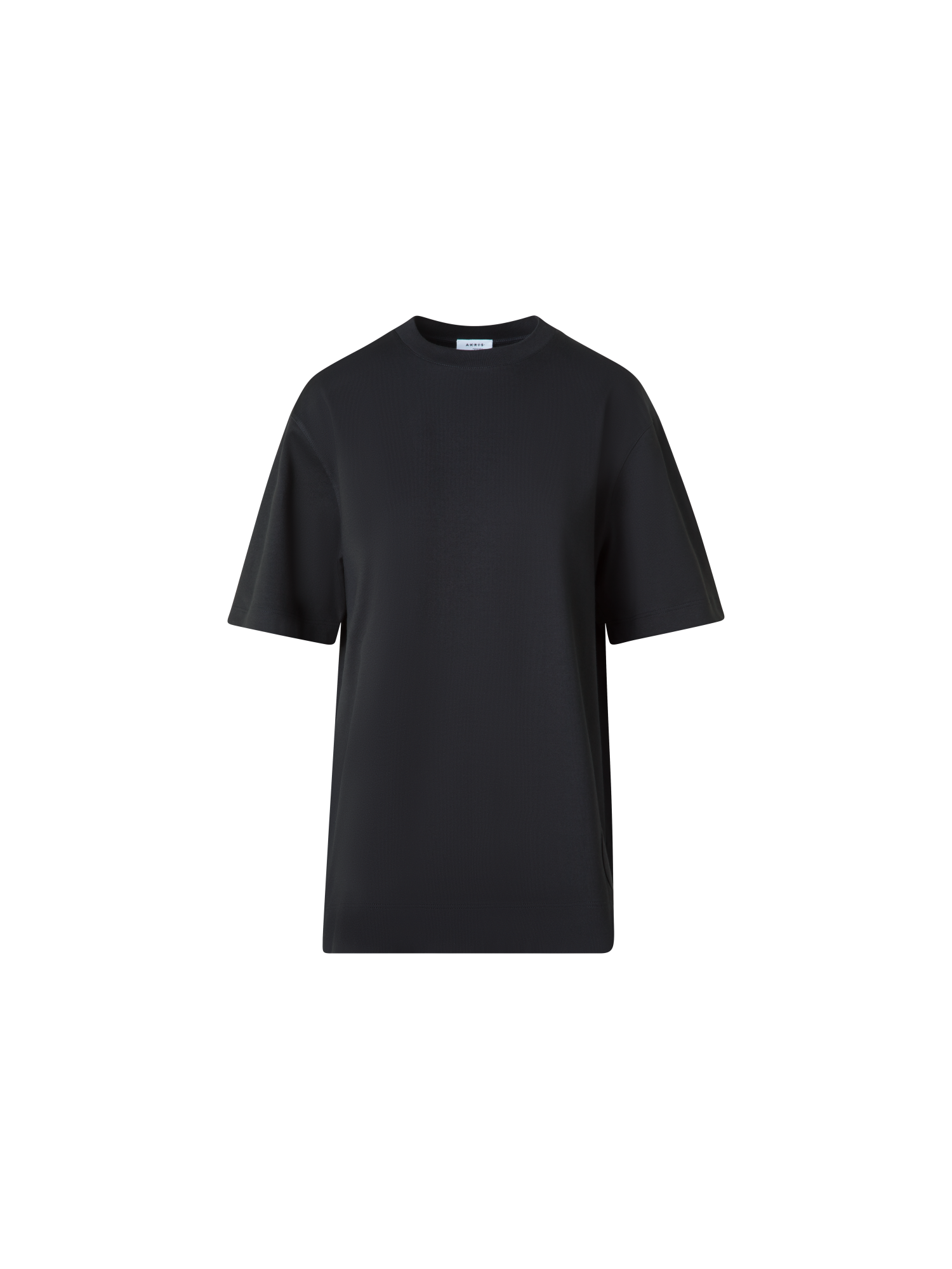 Designer Relaxed Oversize T-Shirt in Cotton Jersey - black - neutral