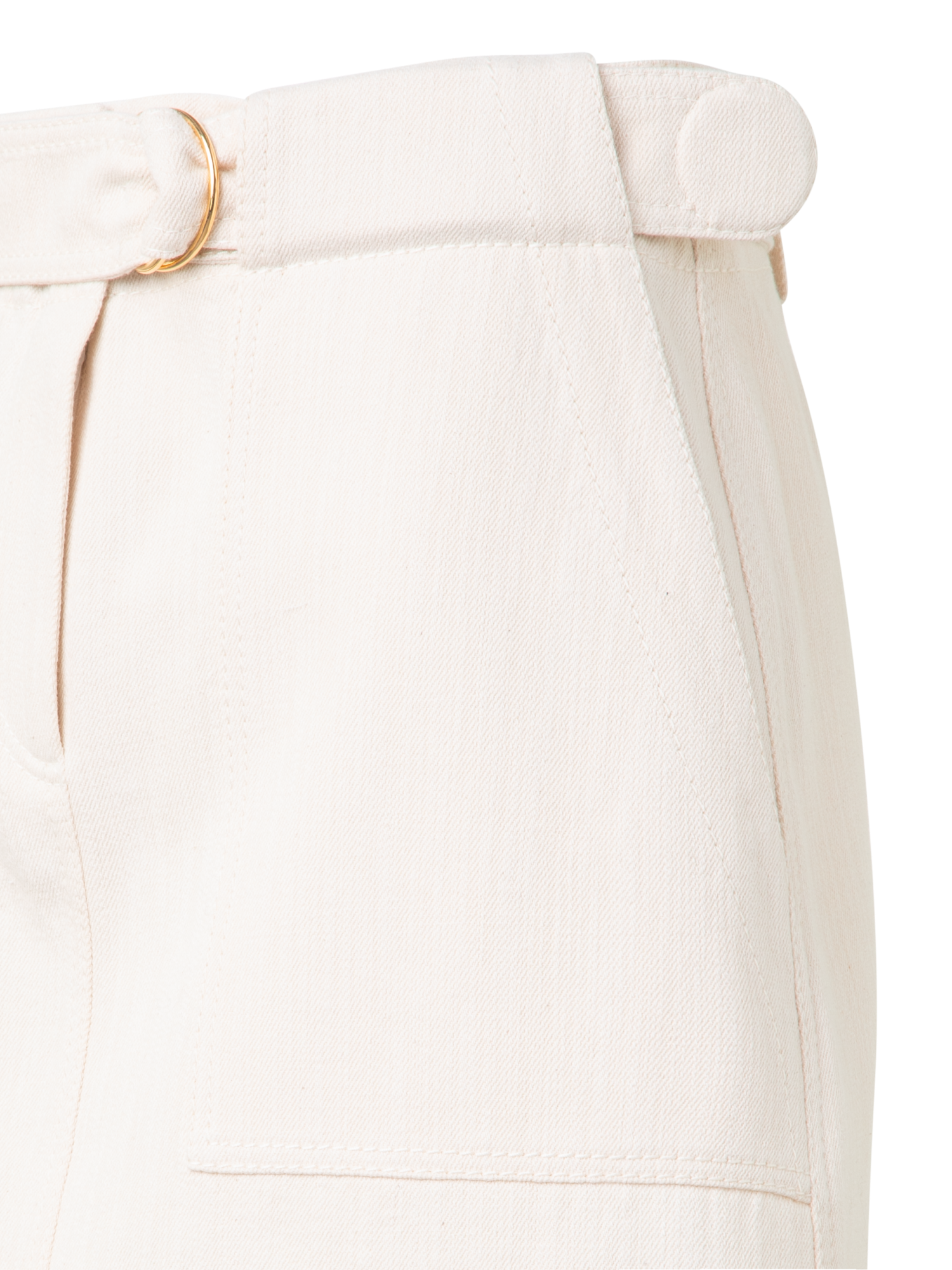 Designer Denim Mini Skirt - neutral