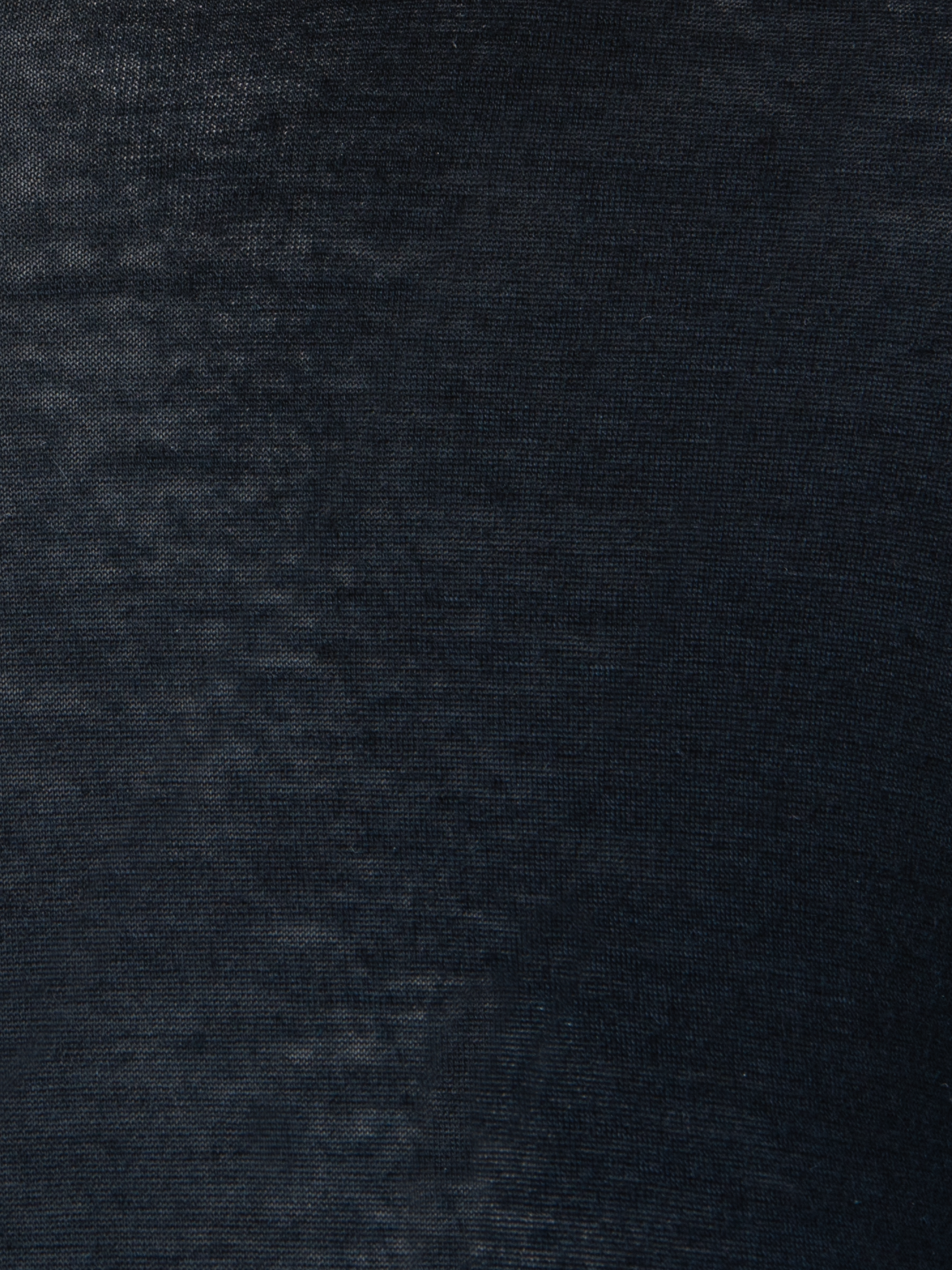 Designer Turtleneck Shirt from Cashmere Silk - navy - blue