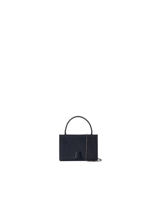 Designer Alice Mini Top Handle Bag - navy - blue