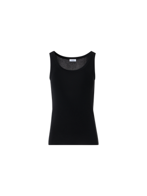 Designer Knitted Tank Top - black