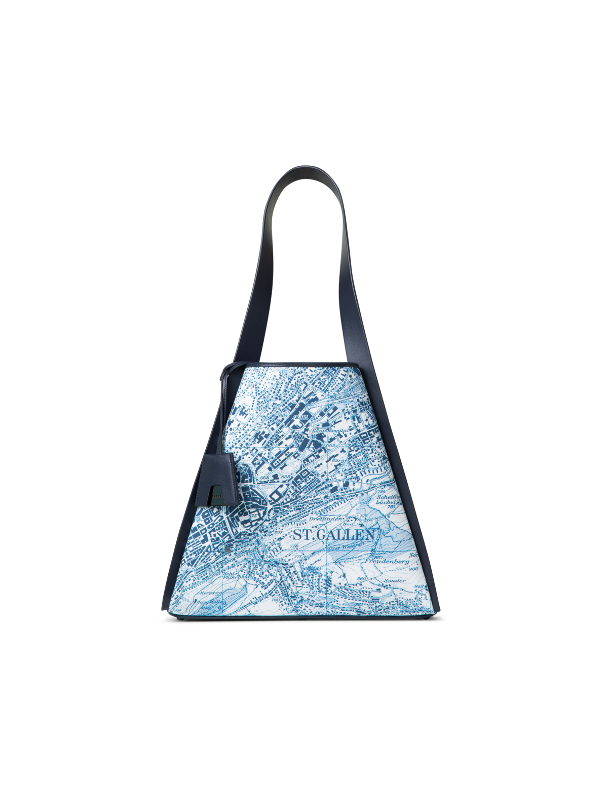 Designer Alex Medium Tote - blue - multicolor