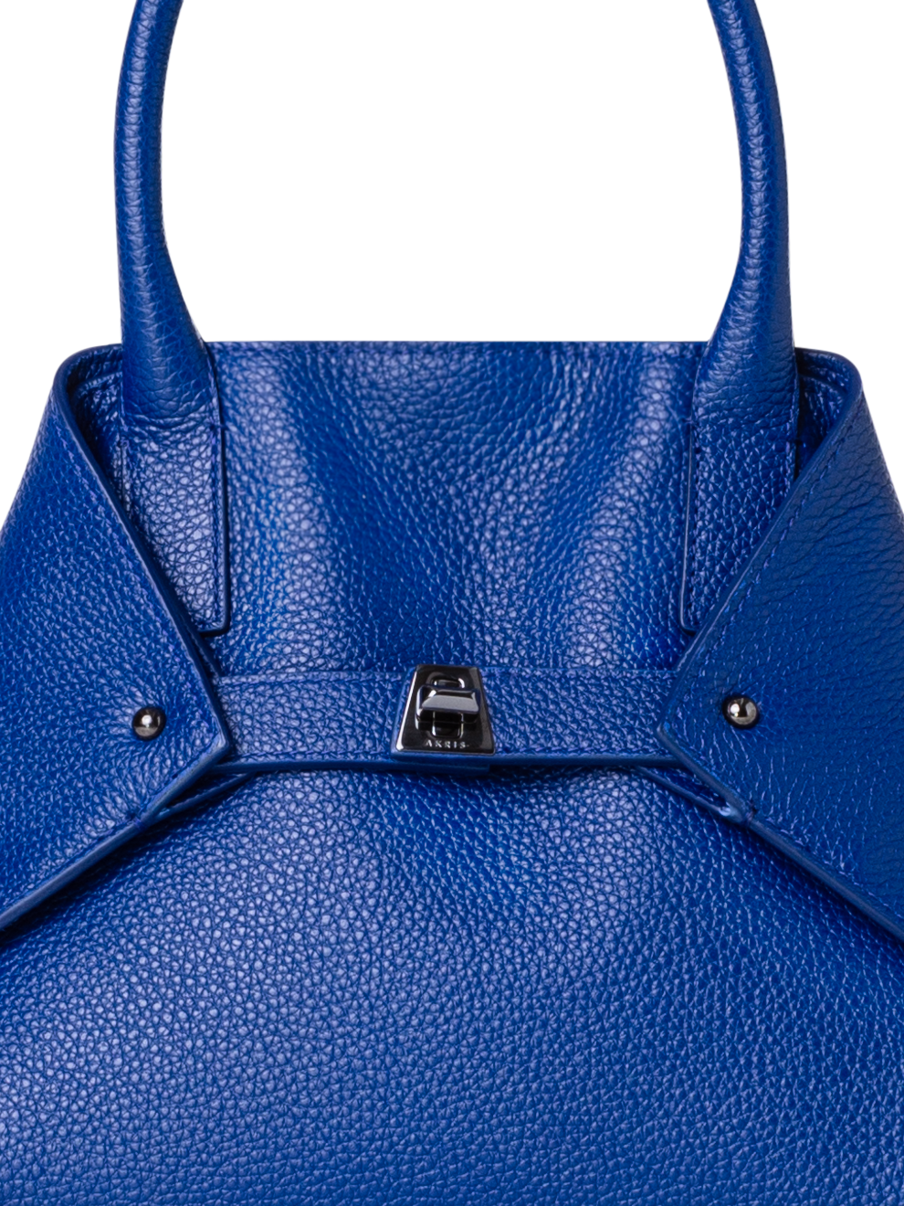 Designer Ai Little Top Handle Tote - blue