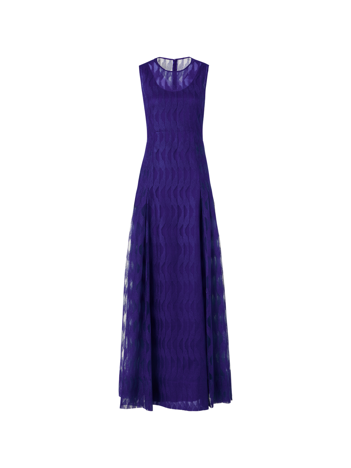 Designer Sleeveless High Plains Gown - purple