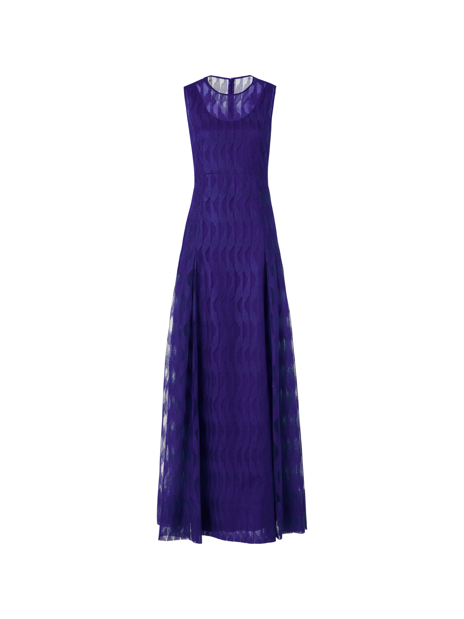 Designer Sleeveless High Plains Gown - purple