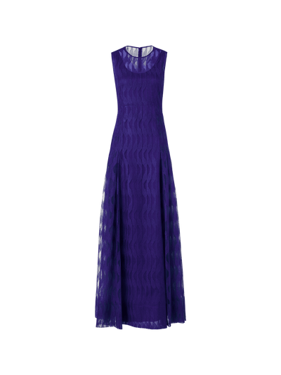 Designer Sleeveless High Plains Gown - purple