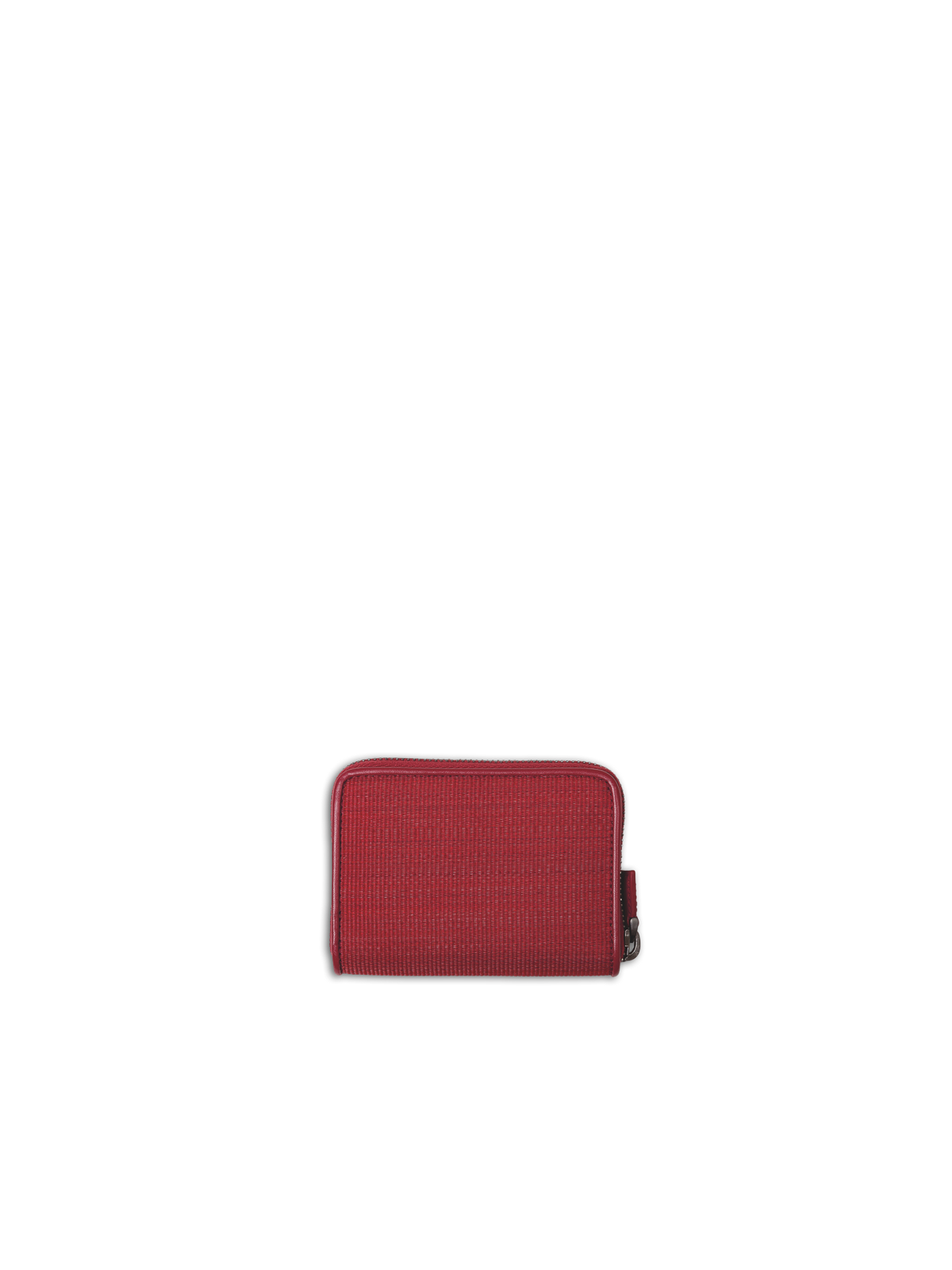 Designer Small Zip Wallet - wine - red