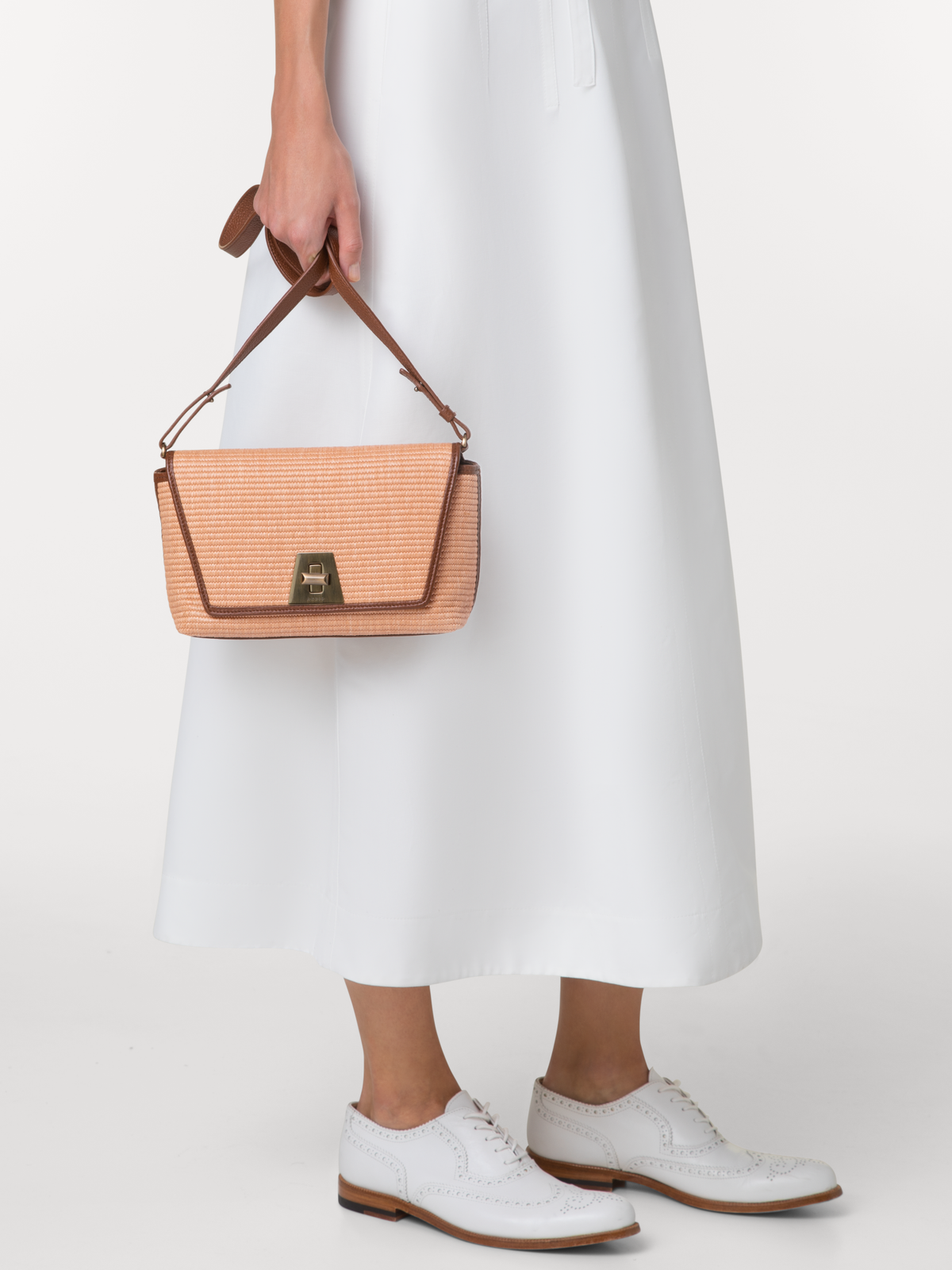 Designer Anouk Small Day Bag - neutral - multicolor - beige - brown #editorial