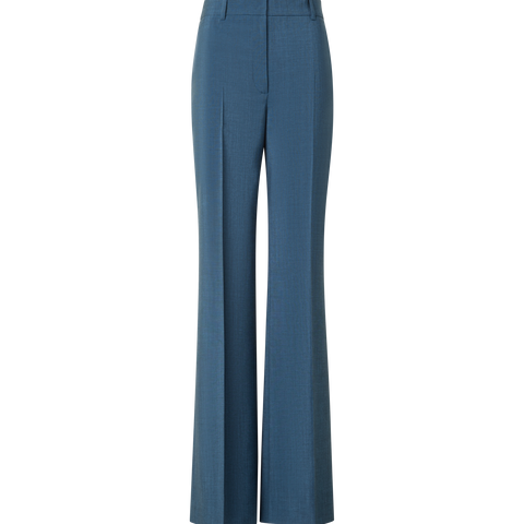 Wide Straight Cool Wool Pants