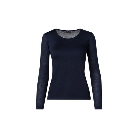 Shirt aus Kaschmir-Seiden-Jersey